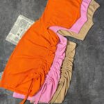 پیراهن رومی بغل باز جلو گت(2498)