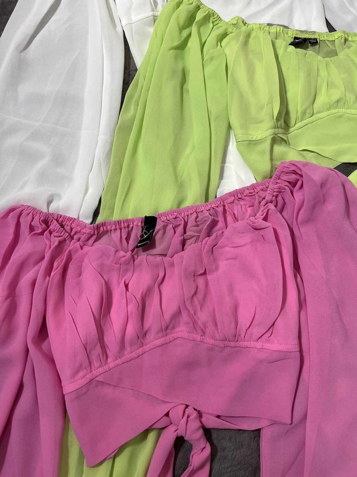 کراپ آستین حریر وارداتی(2515) - Image 5