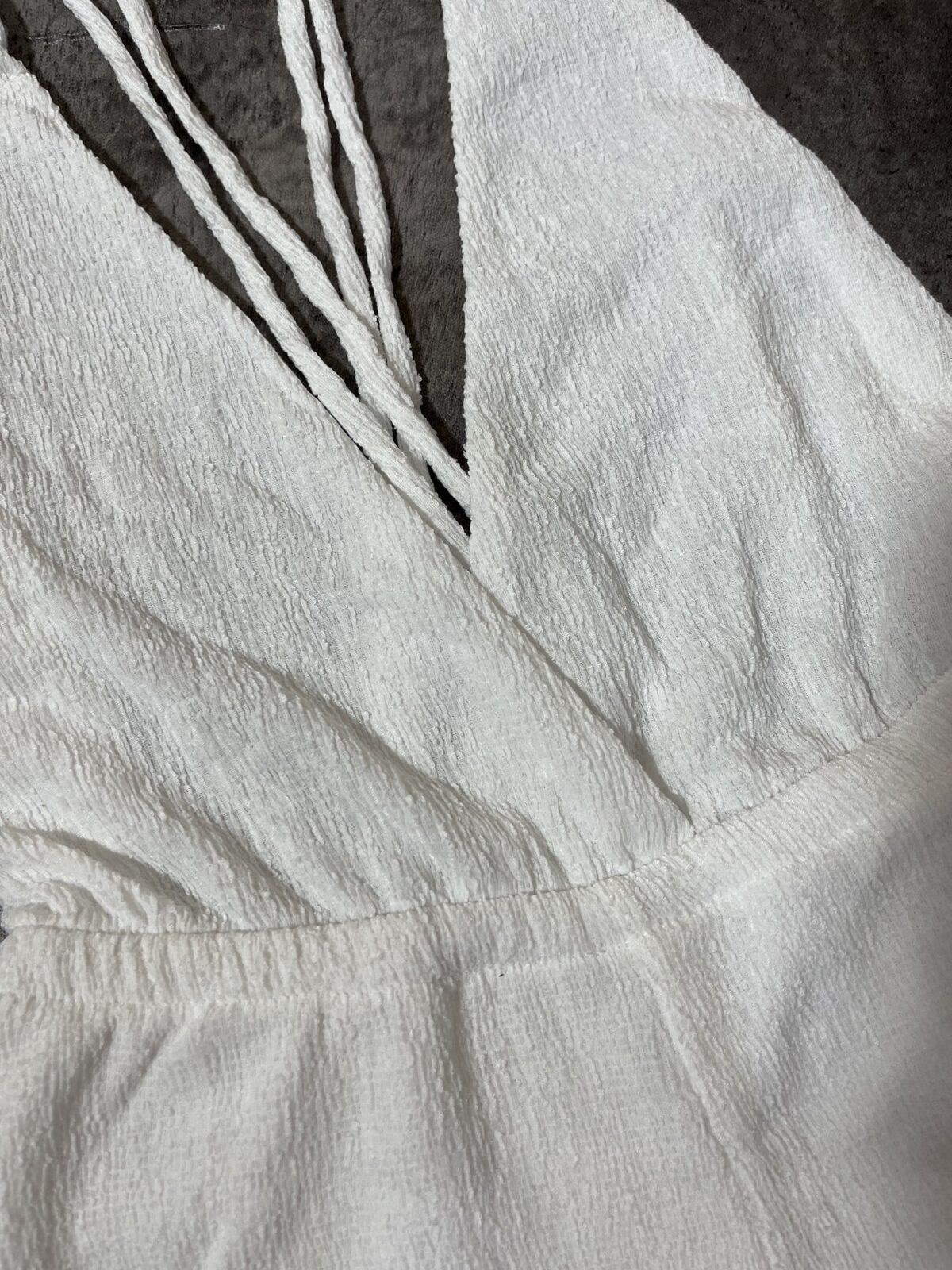 رامپر شلوارکی سفید وارداتی(2580) - Image 3