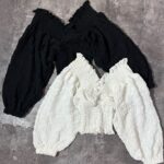 کراپ آستین دار عروسکی(2534)