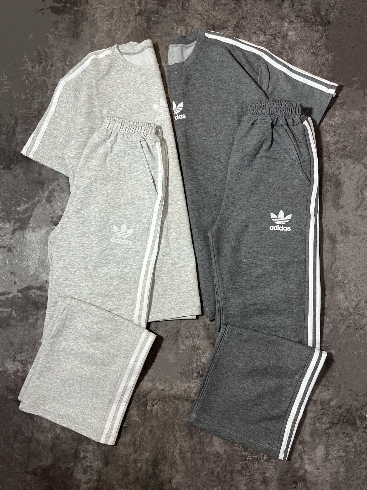 ست تیشرت لانگ و بگ آدیداس(2549) - Image 2