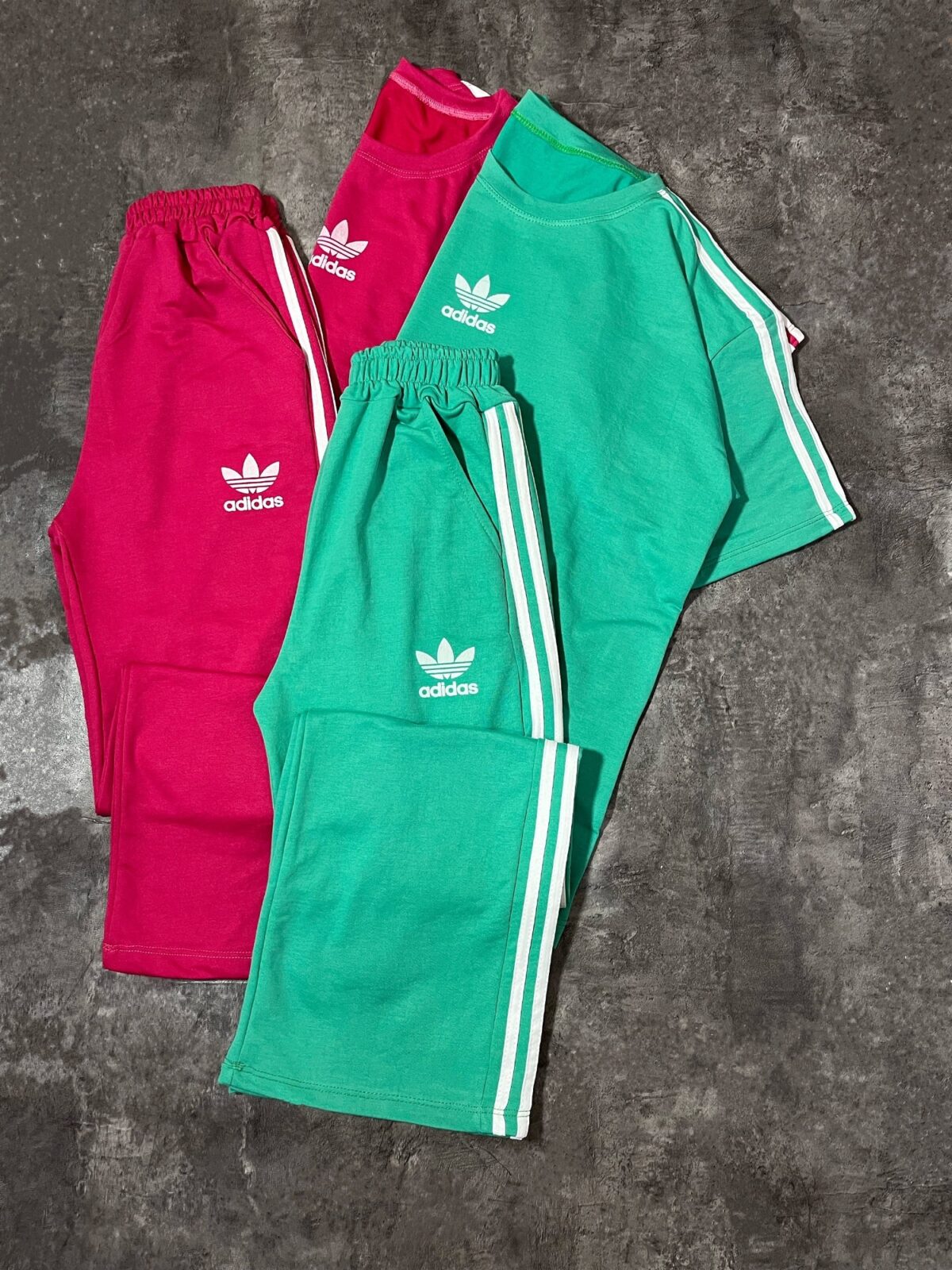 ست تیشرت لانگ و بگ آدیداس(2549) - Image 3