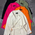 شومیز کمردار لینن(2558)