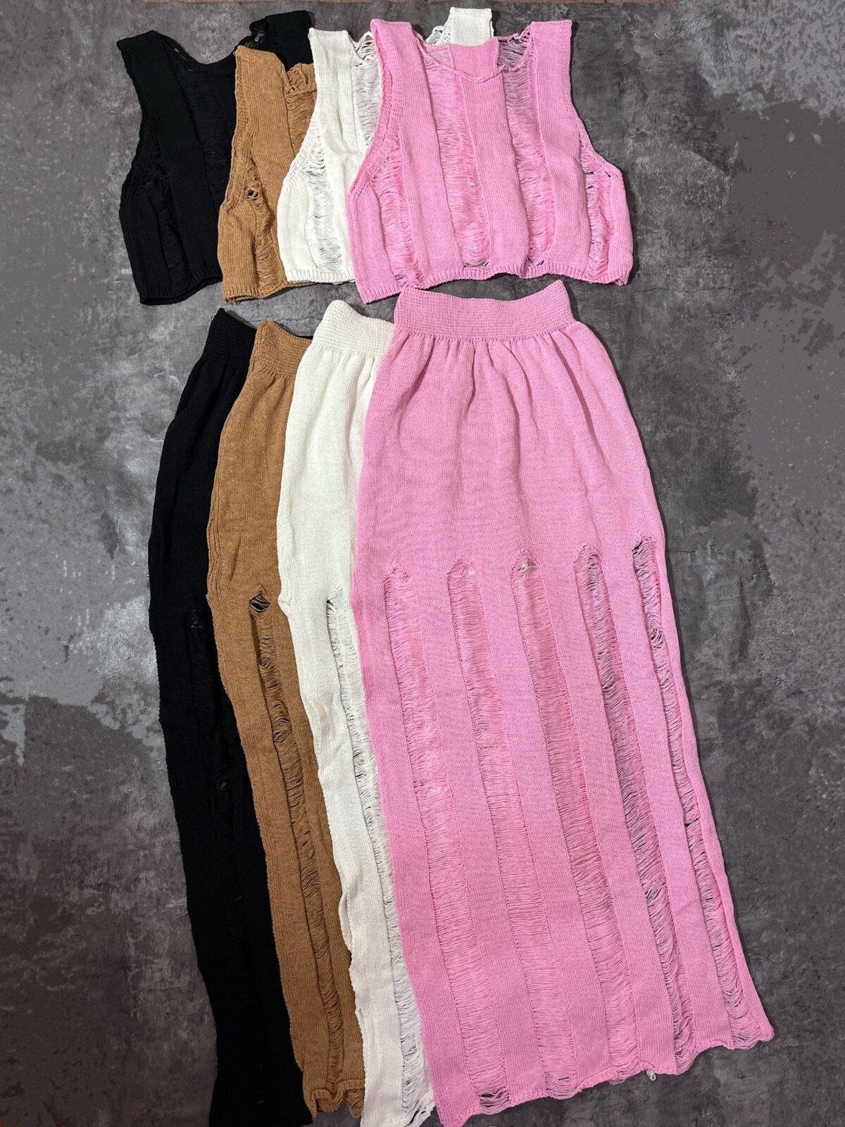 ست کراپ و دامن زاپدار وارداتی ترک(2564) - Image 2