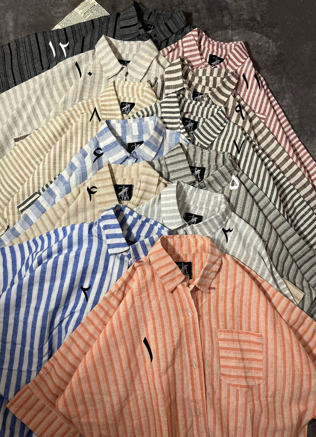 شومیز راه راه(2561) - Image 3