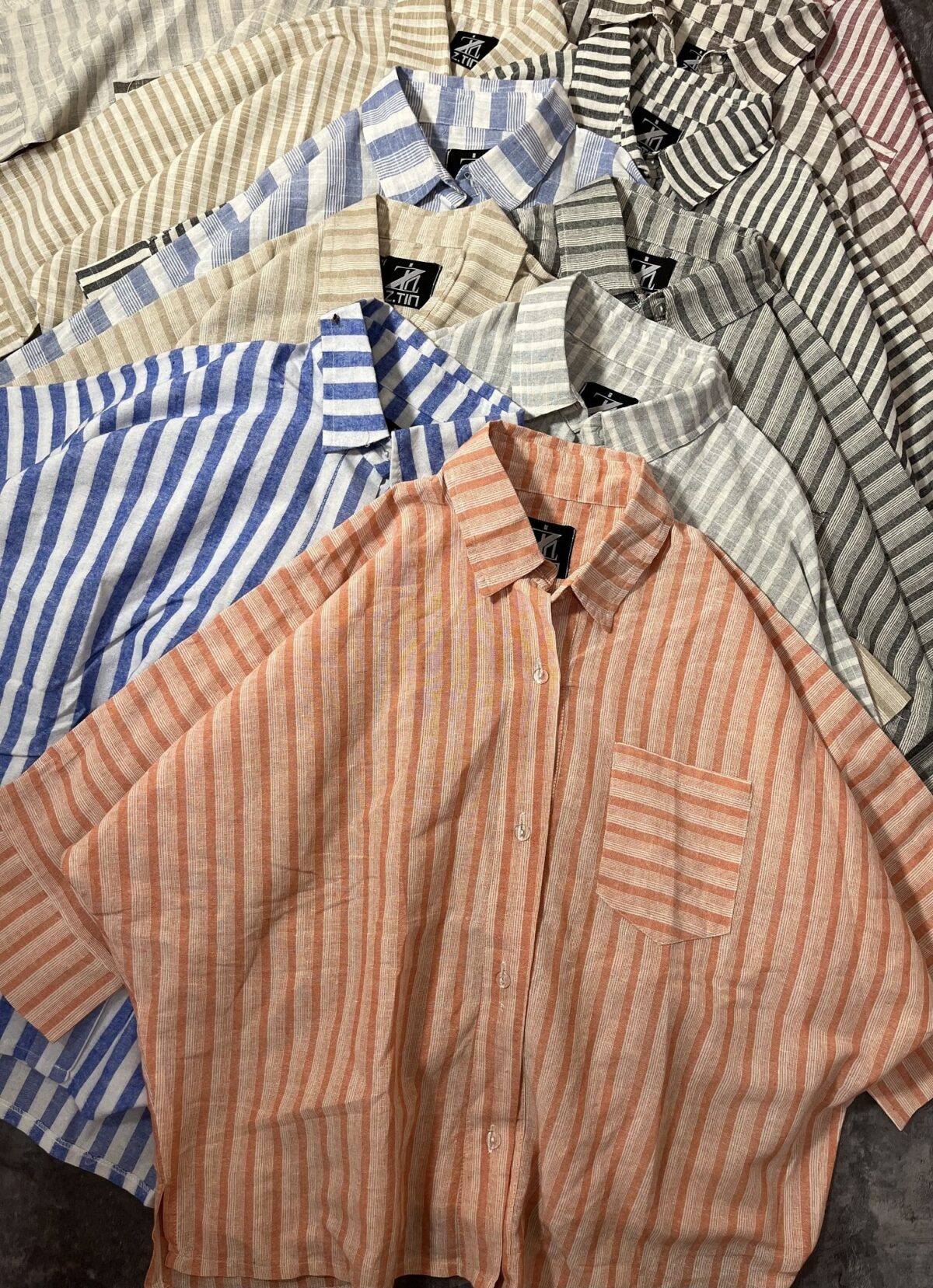 شومیز راه راه(2561) - Image 2