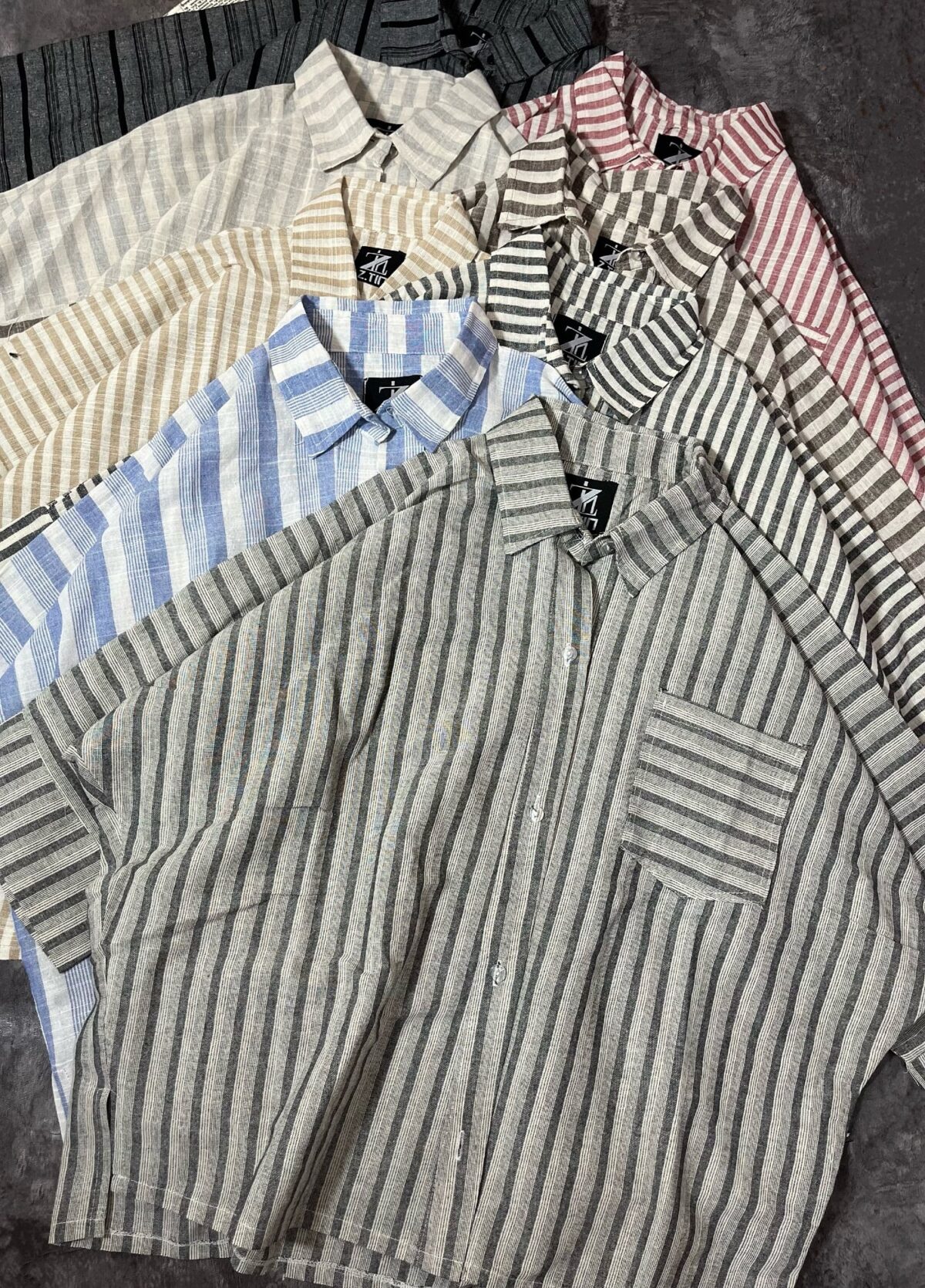 شومیز راه راه(2561) - Image 8