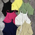 کراپ مکرومه پشت باز ترک وارداتی(2572)