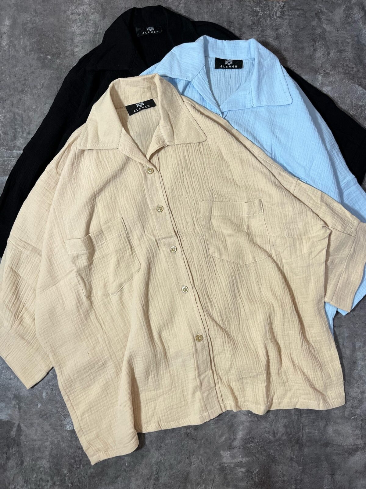 شومیز دو جیب دبل(2588) - Image 6