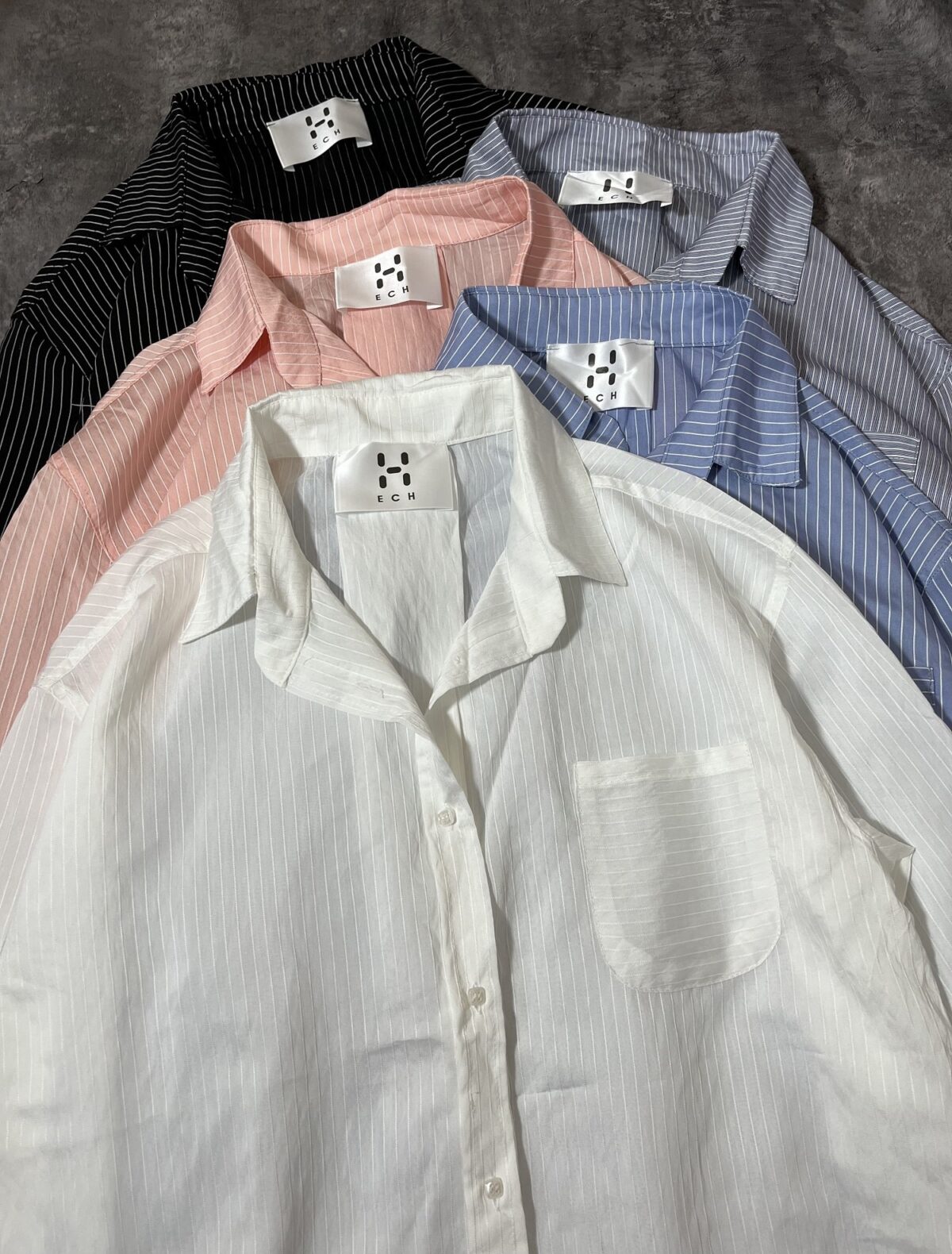 شومیز راه راه پارچه وارداتی(2597) - Image 6