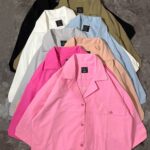 شومیز آستین سه ربع پاستیلی(2605)