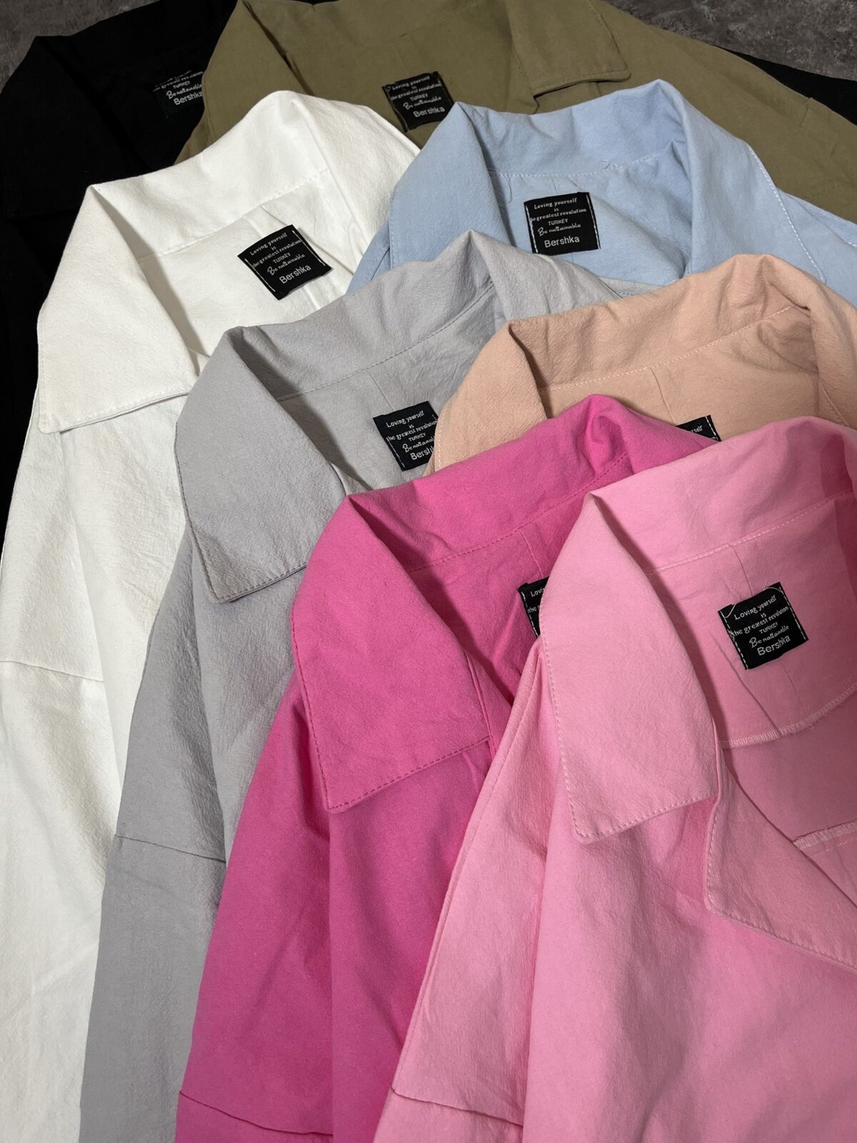 شومیز آستین سه ربع پاستیلی(2605) - Image 3