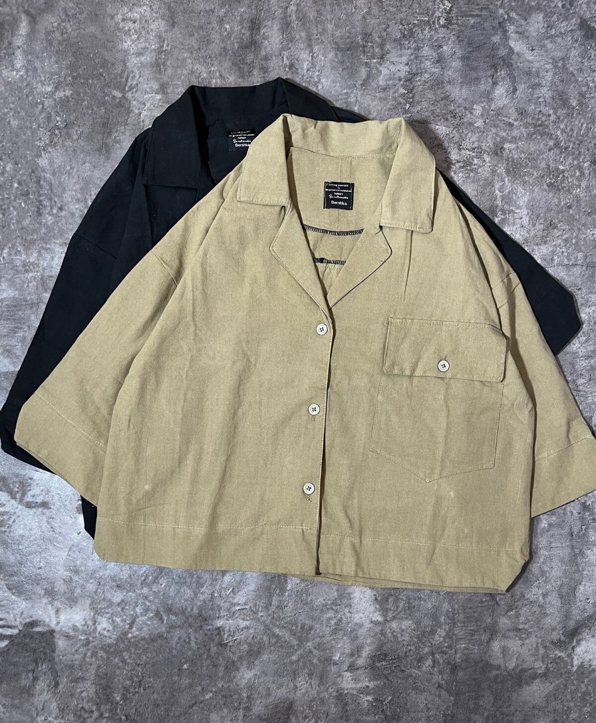 شومیز آستین سه ربع پاستیلی(2605) - Image 9