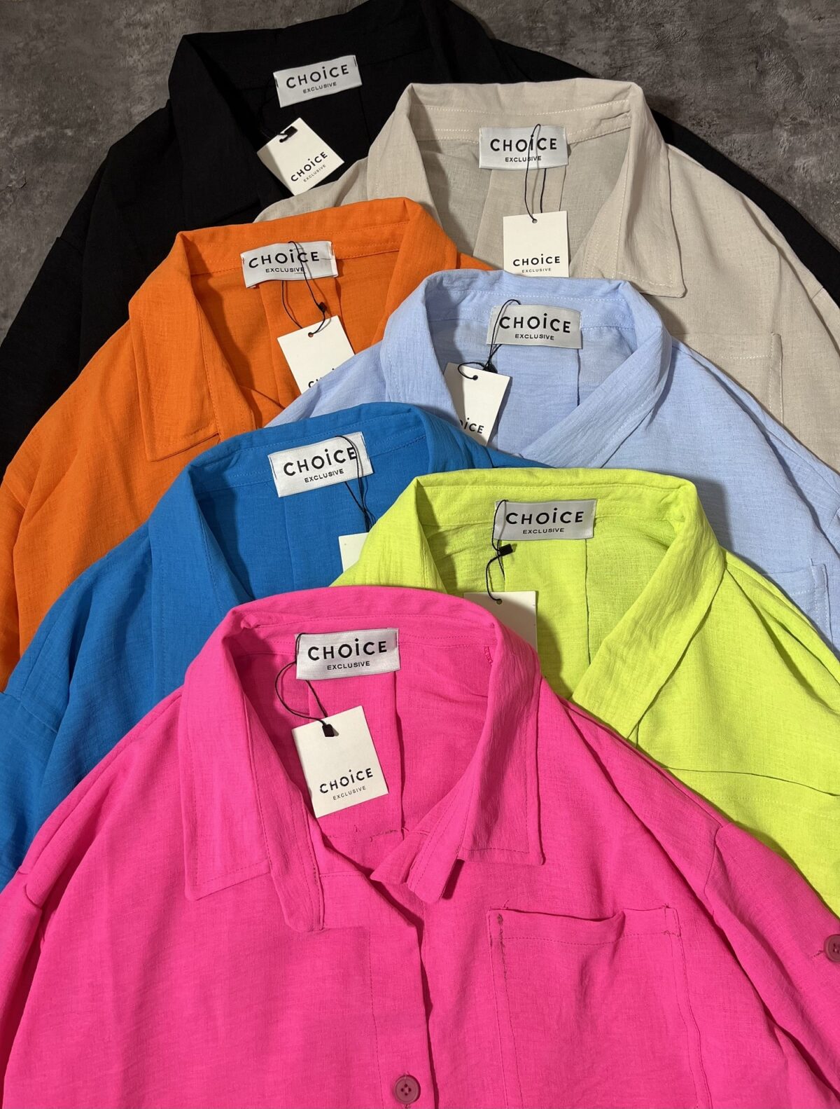 شومیز کوتاه چ تک جیب(2607) - Image 7