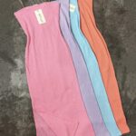 پیراهن بلند چاکدار بند نازک(2648)