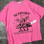 تیشرت فرشته صورتی وارداتی(2621)