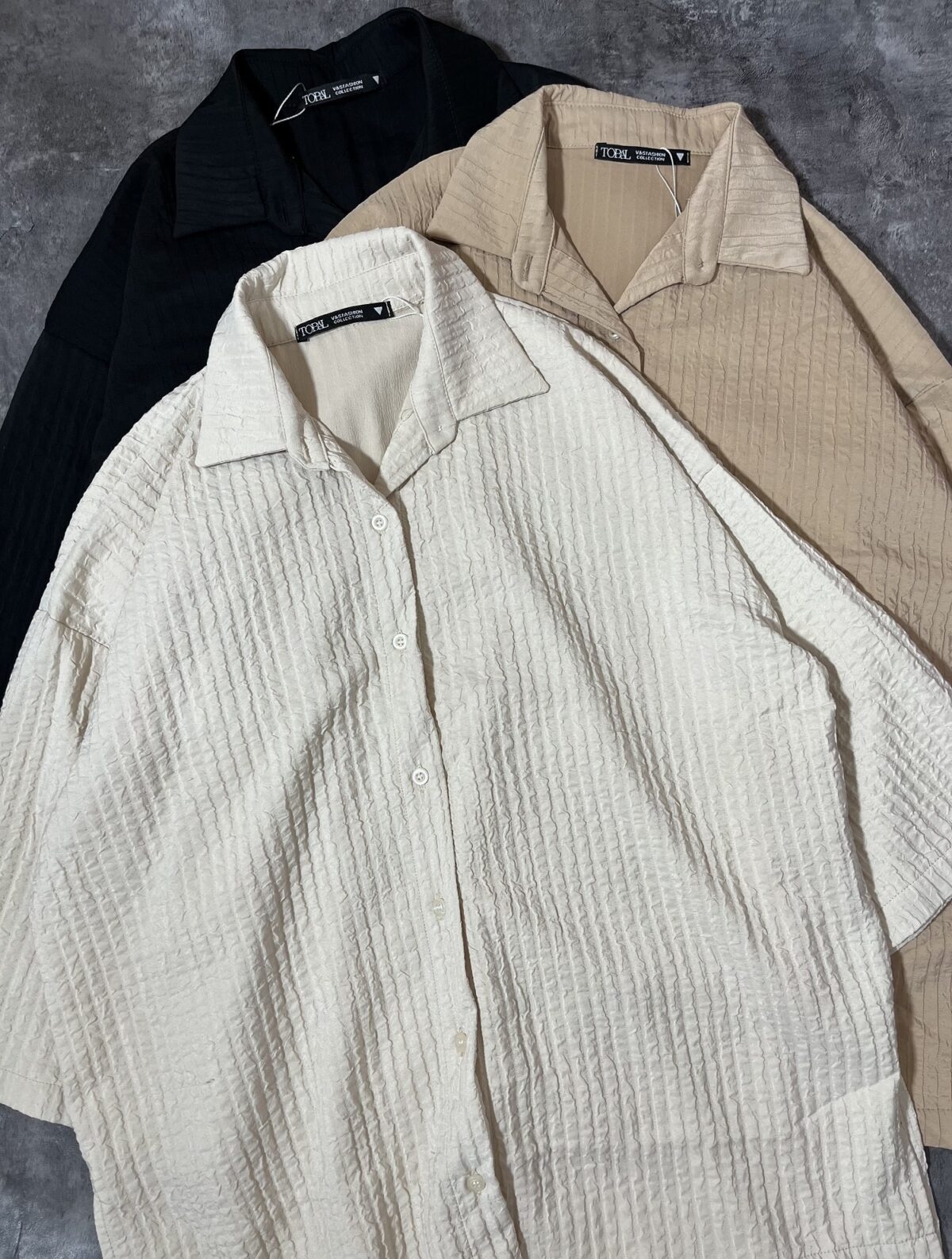 شومیز پارچه پفکی ت (2624) - Image 3