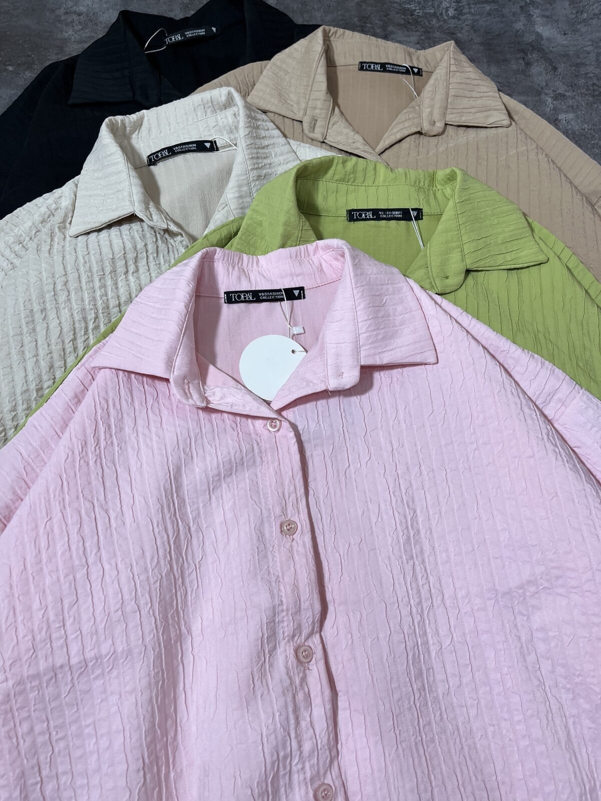 شومیز پارچه پفکی ت (2624) - Image 5