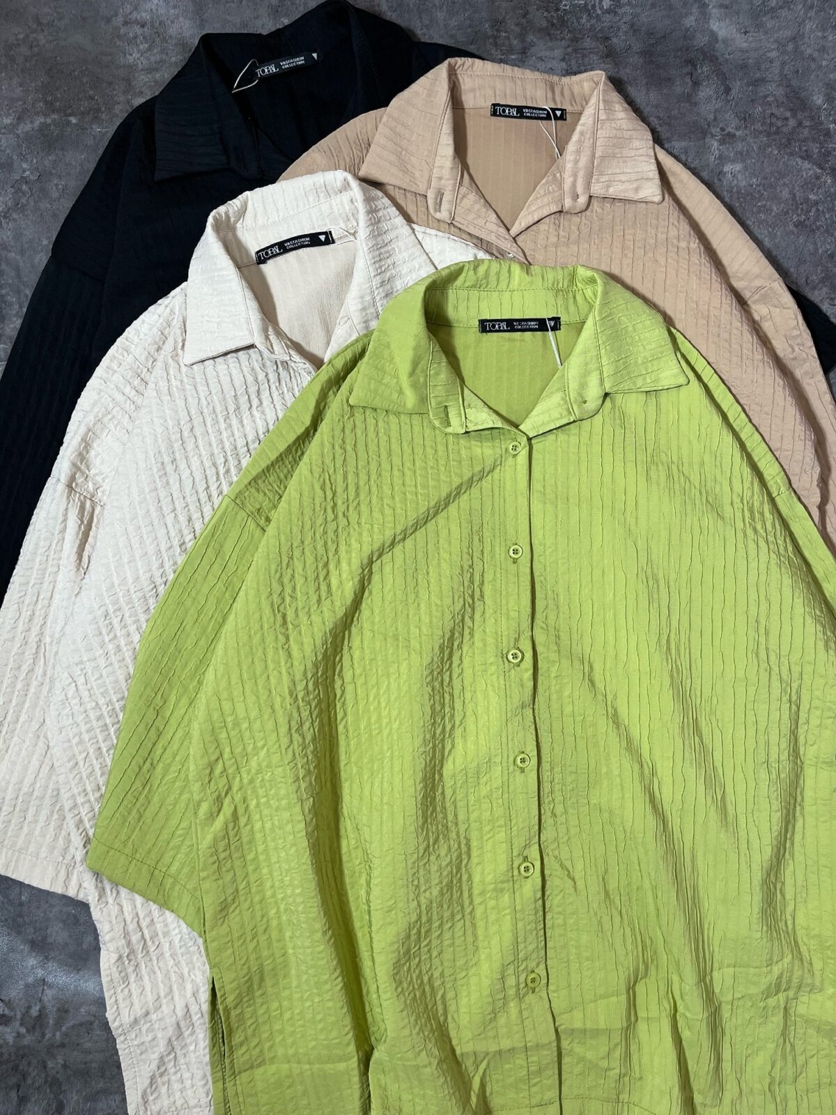 شومیز پارچه پفکی ت (2624) - Image 6