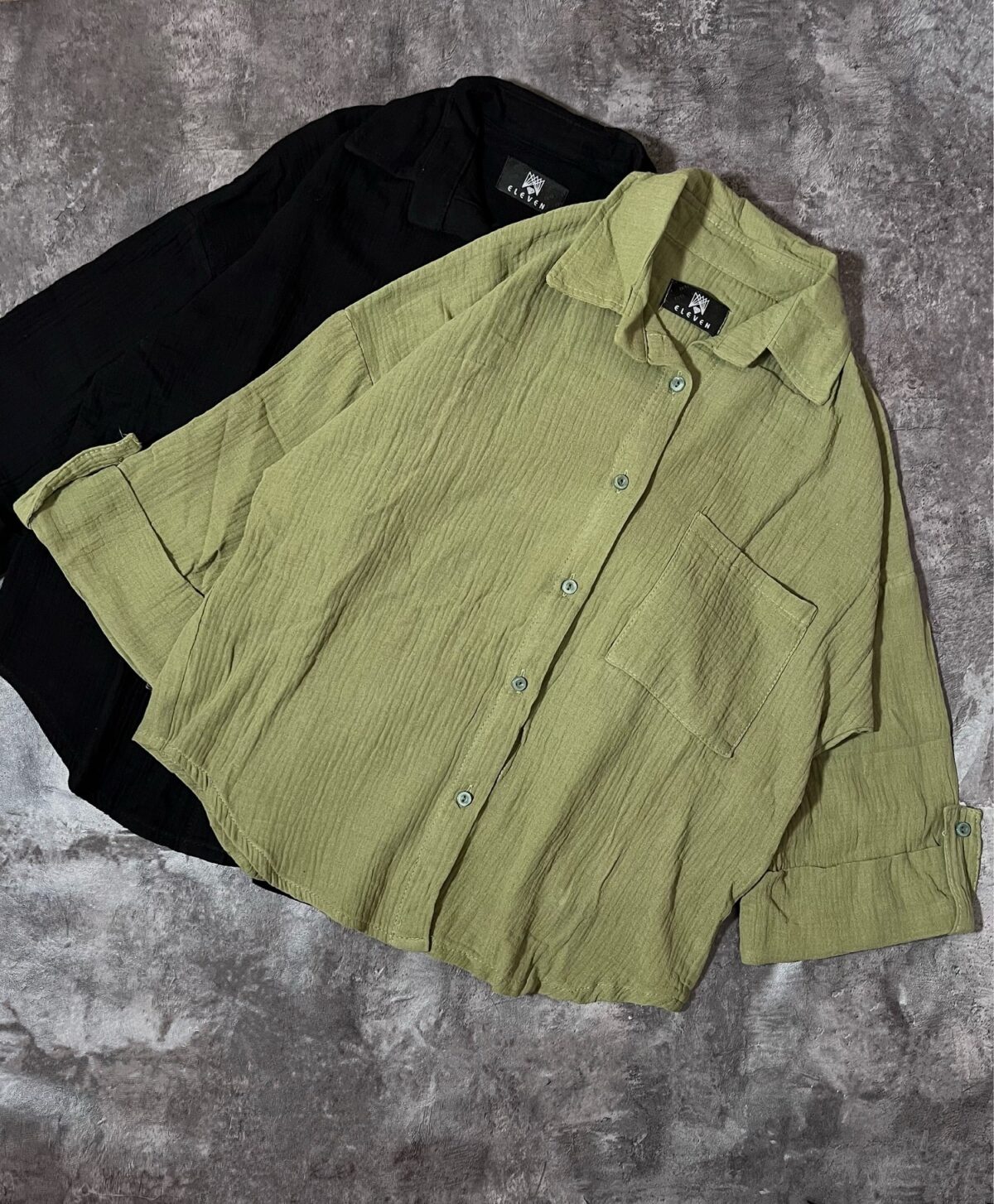 شومیز تک جیب دبل(2625) - Image 6