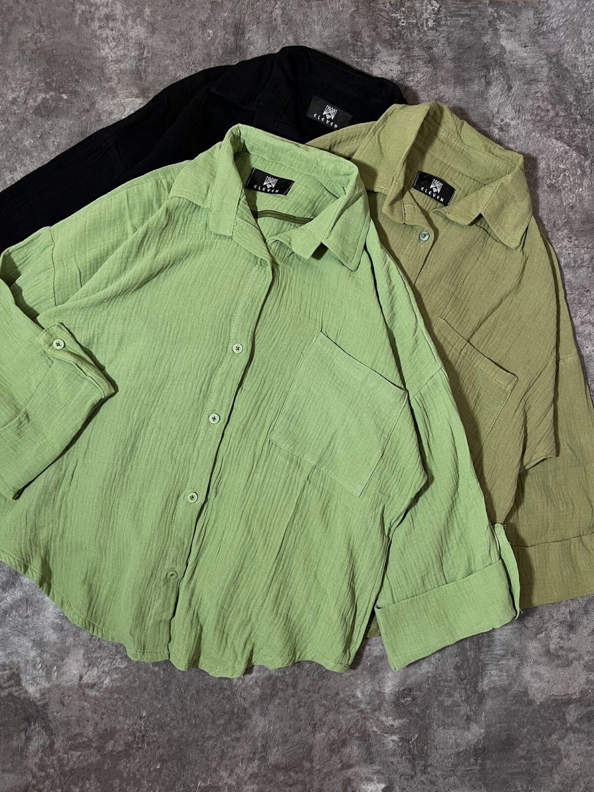 شومیز تک جیب دبل(2625) - Image 4