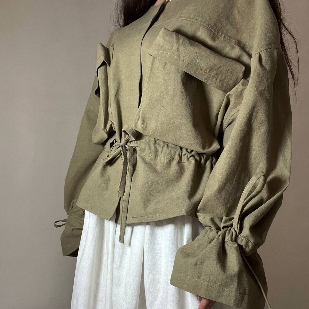 شومیز آستین بند(2628) - Image 2