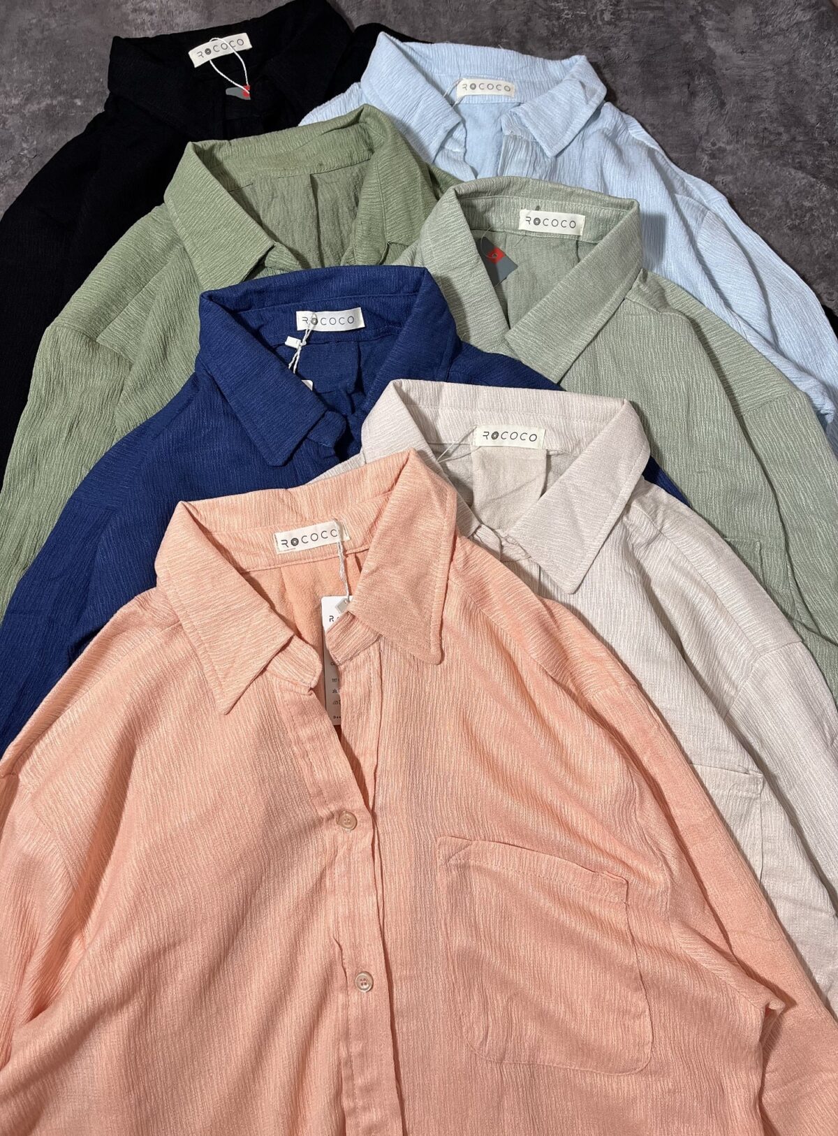 شومیز تک جیب ر(2636) - Image 2