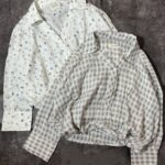 شومیز پشت کش طرحدار(2640)