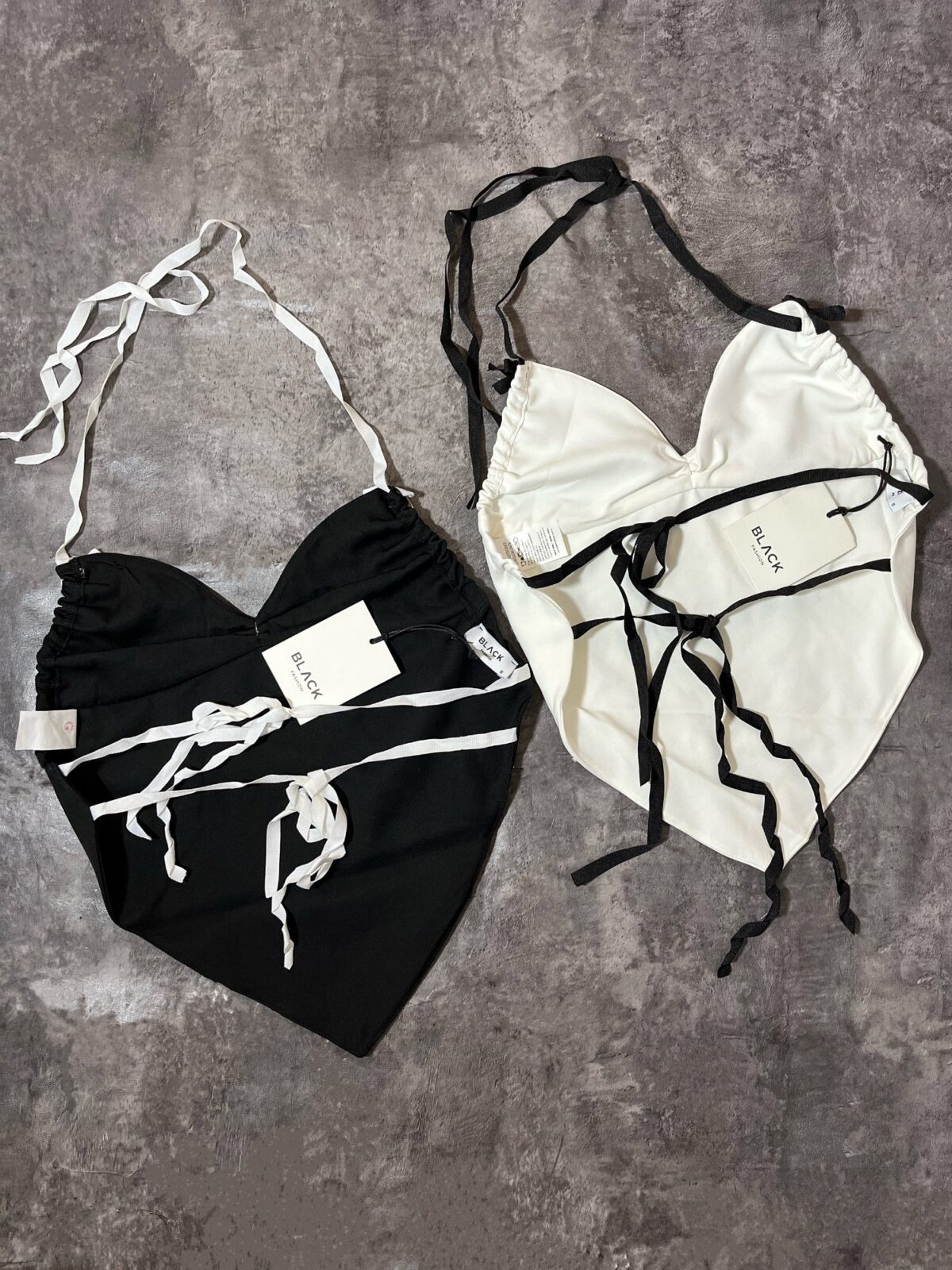 کراپ پشت باز پاپیونی برند بلک ترک(2641) - Image 5