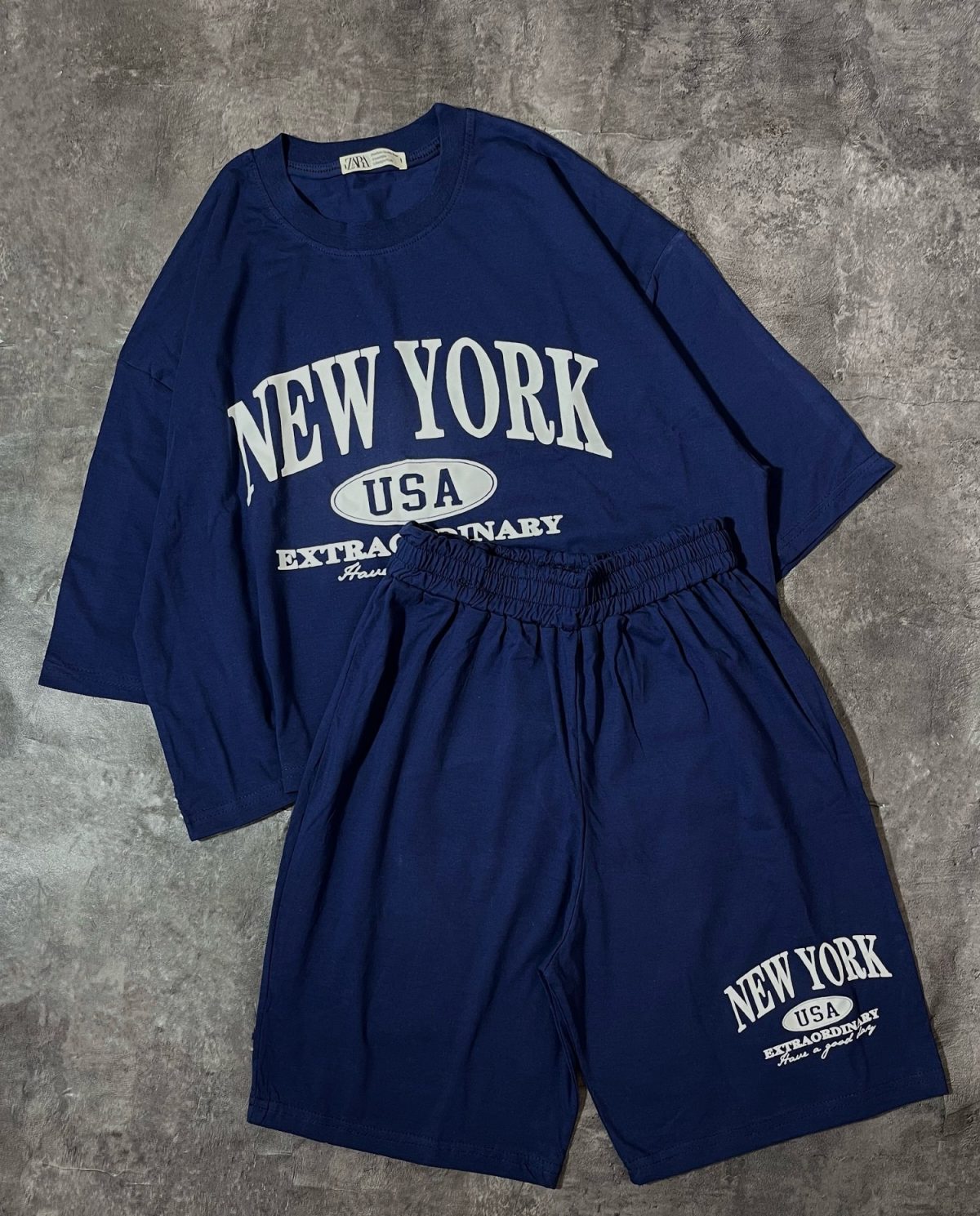 ست تیشرت و شلوارک نیویورک(2652) - Image 2