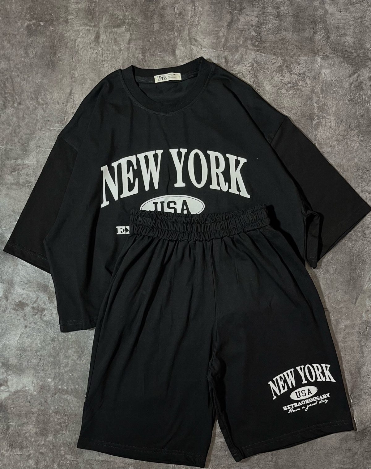 ست تیشرت و شلوارک نیویورک(2652) - Image 4
