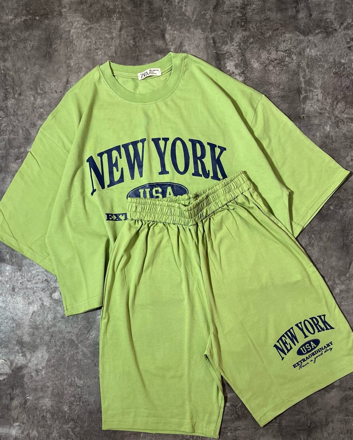 ست تیشرت و شلوارک نیویورک(2652) - Image 6