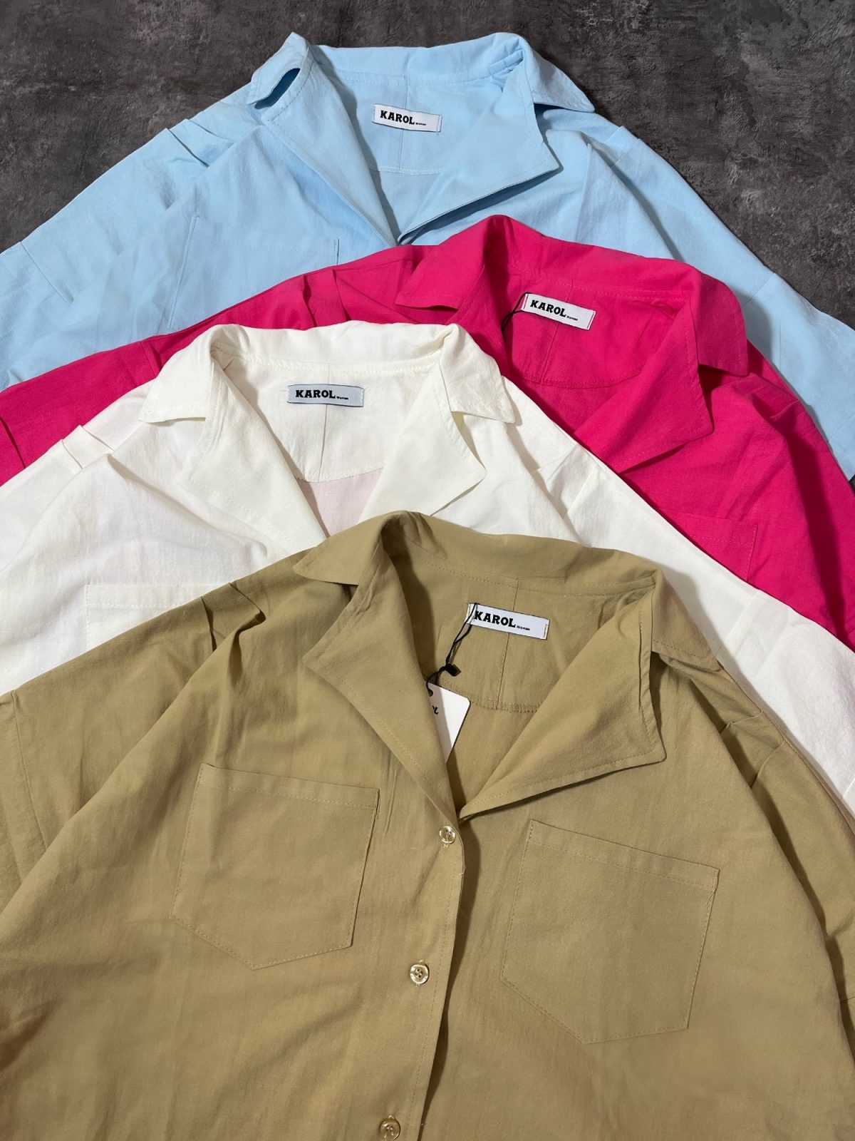 شومیز آستین سه ربع دوجیب(2663) - Image 3