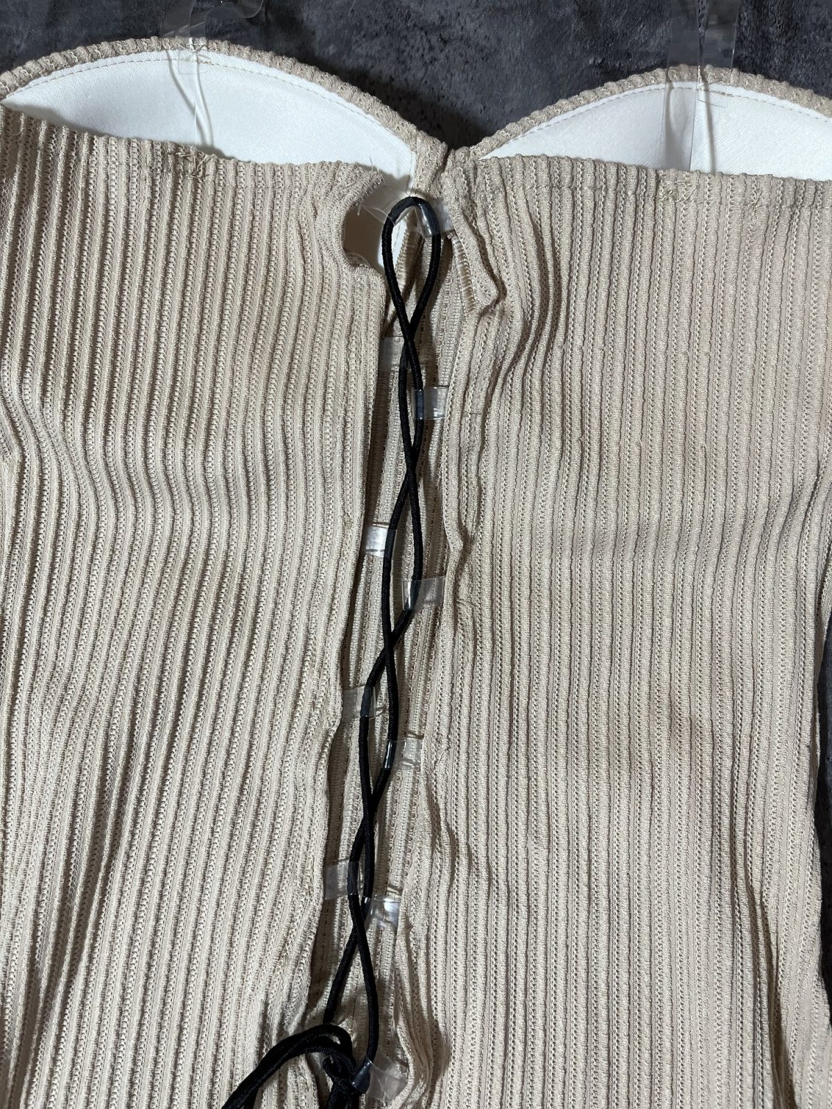 پیراهن بلند پشت باز کاپدار(2667) - Image 2