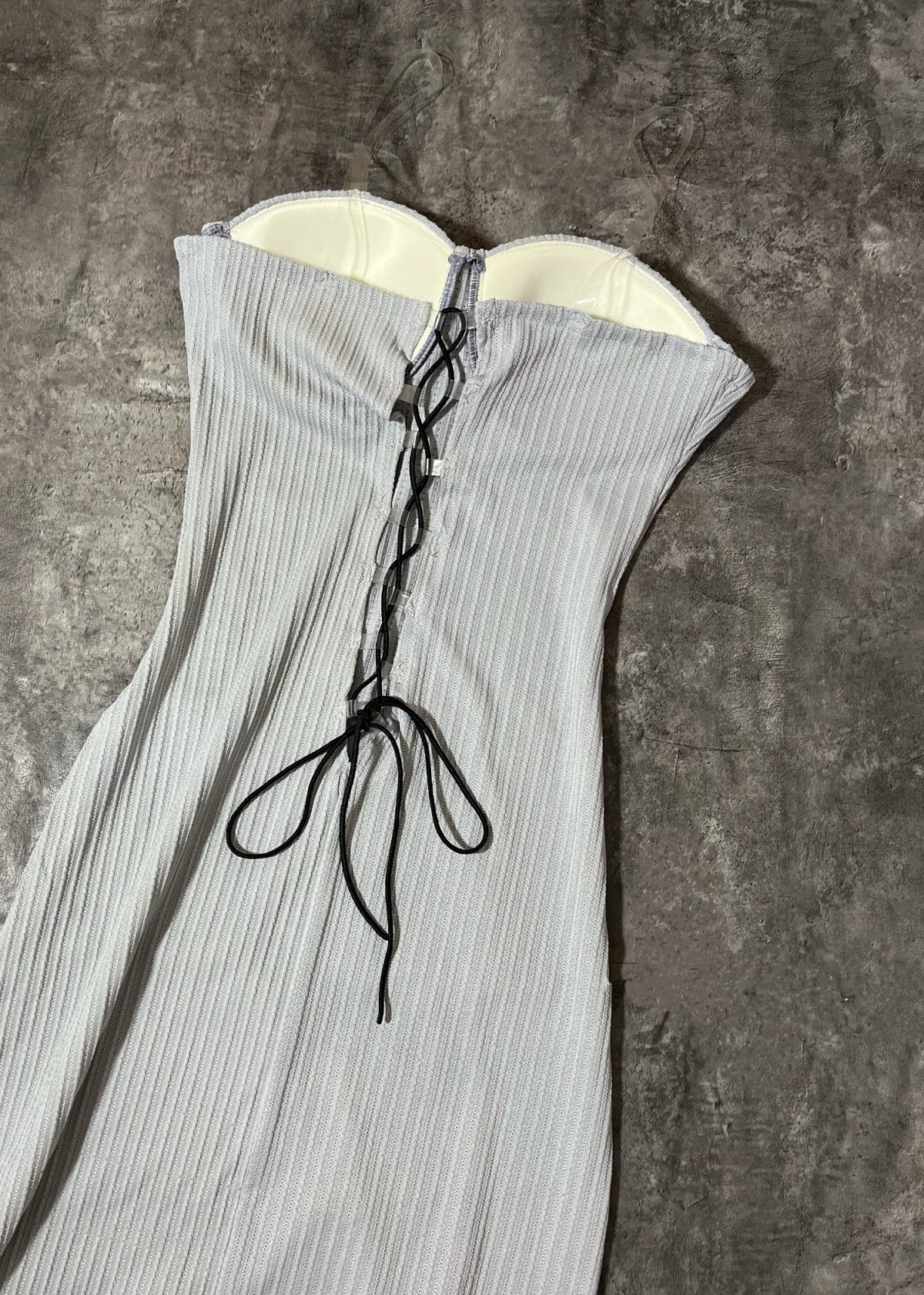 پیراهن بلند پشت باز کاپدار(2667) - Image 3