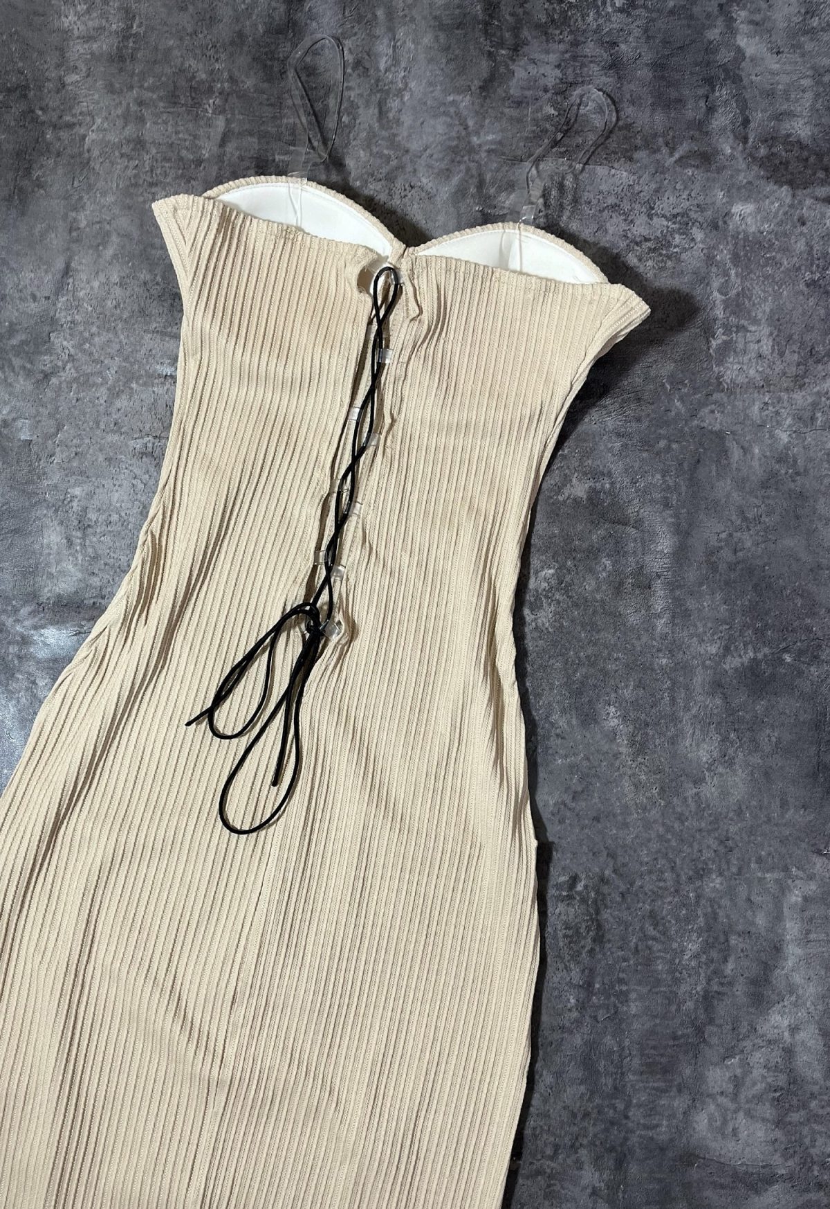 پیراهن بلند پشت باز کاپدار(2667) - Image 4