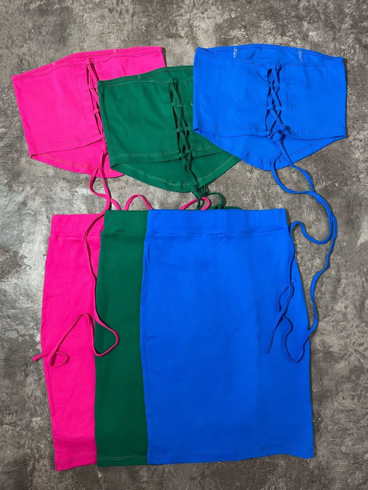 ست دکلته پشت بند و دامن(2678) - Image 2