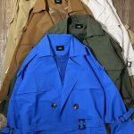 ترنچ کت آستردار کوتاه شنل دار(2696)