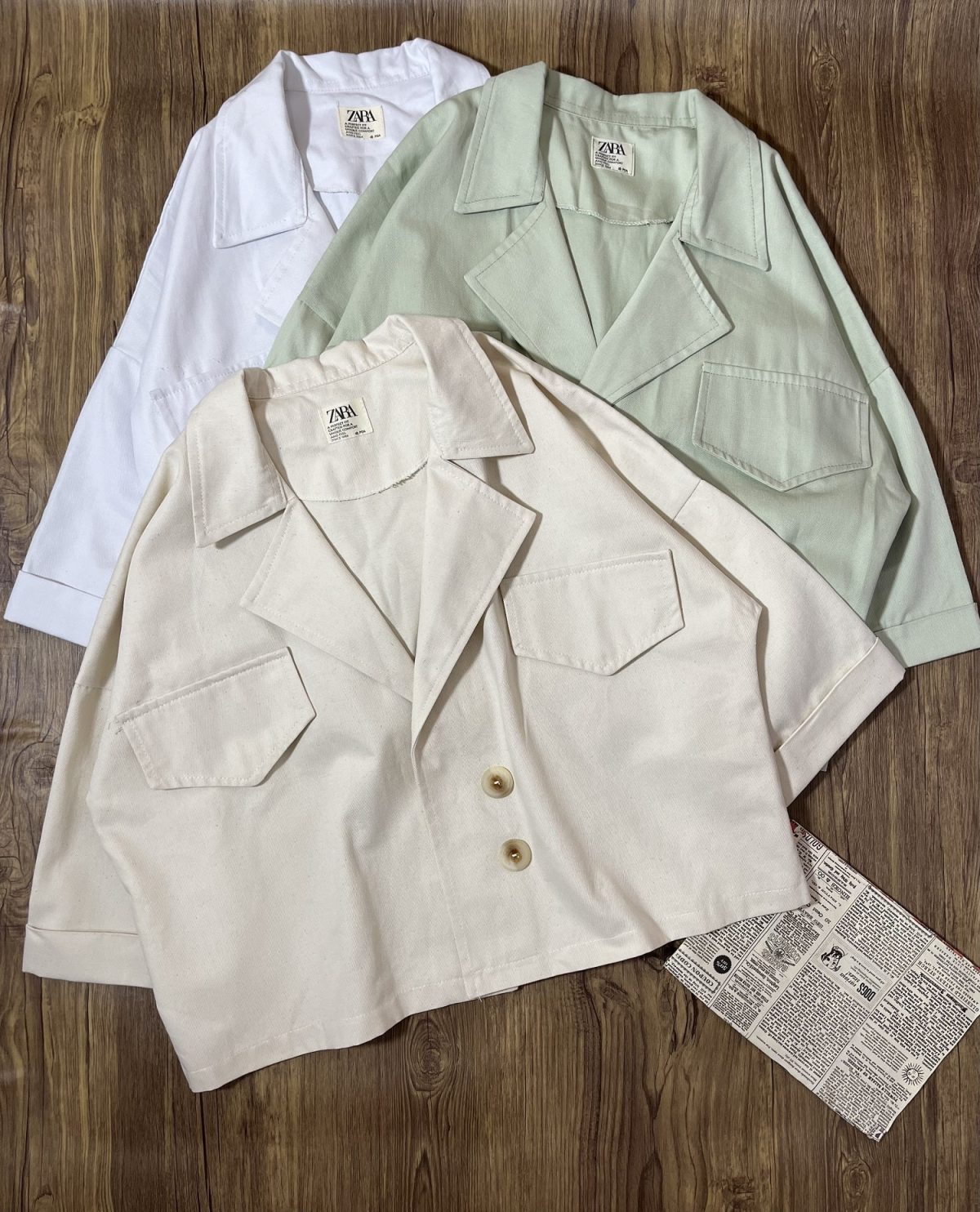 کت کتان دو دکمه پاستیلی(2702) - Image 2