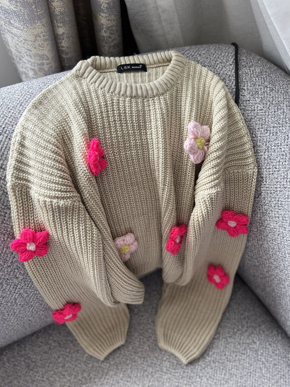 بافت گل برجسته وارداتی(2714) - Image 7