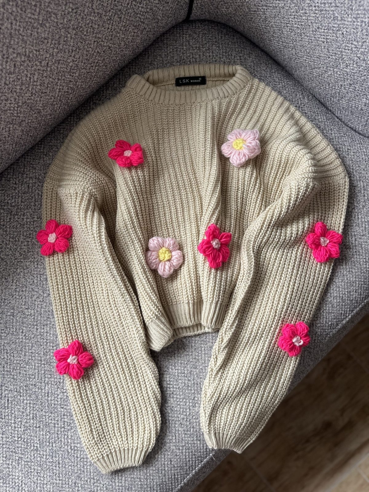 بافت گل برجسته وارداتی(2714) - Image 3