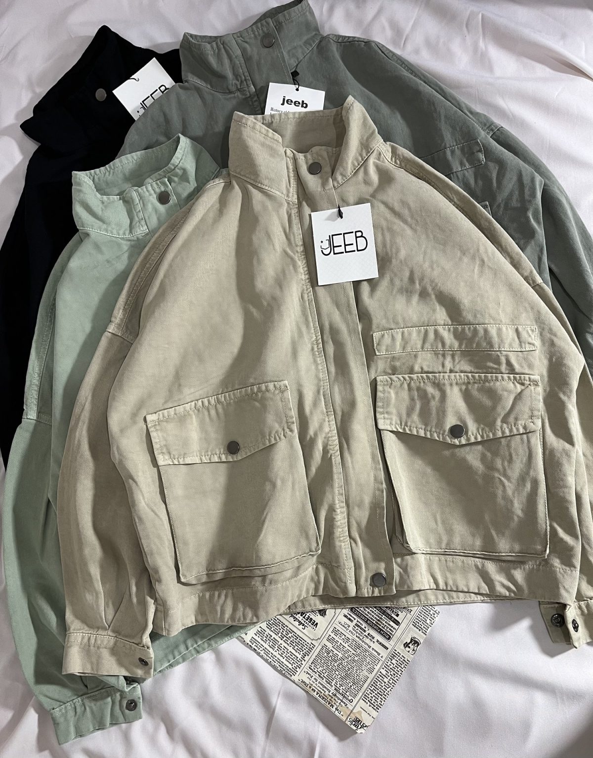 کت کتان کارگو(2716) - Image 5