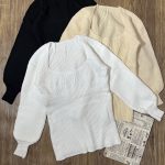 بافت آستین پفی وارداتی(2730)