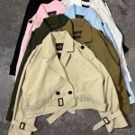 ترنچ کت آستردار کمر سگک(2734)