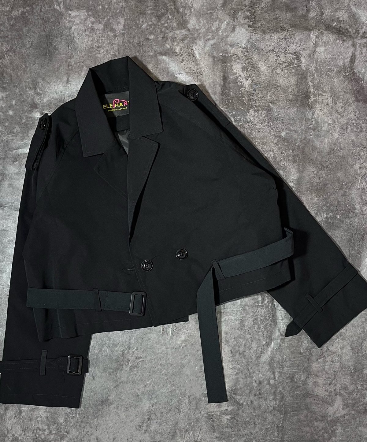 ترنچ کت آستردار کمر سگک(2734) - Image 8