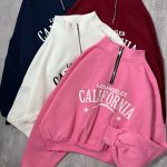 دورس نیم زیپ CALIFORNIA سه نخ داخل کرک(2751)