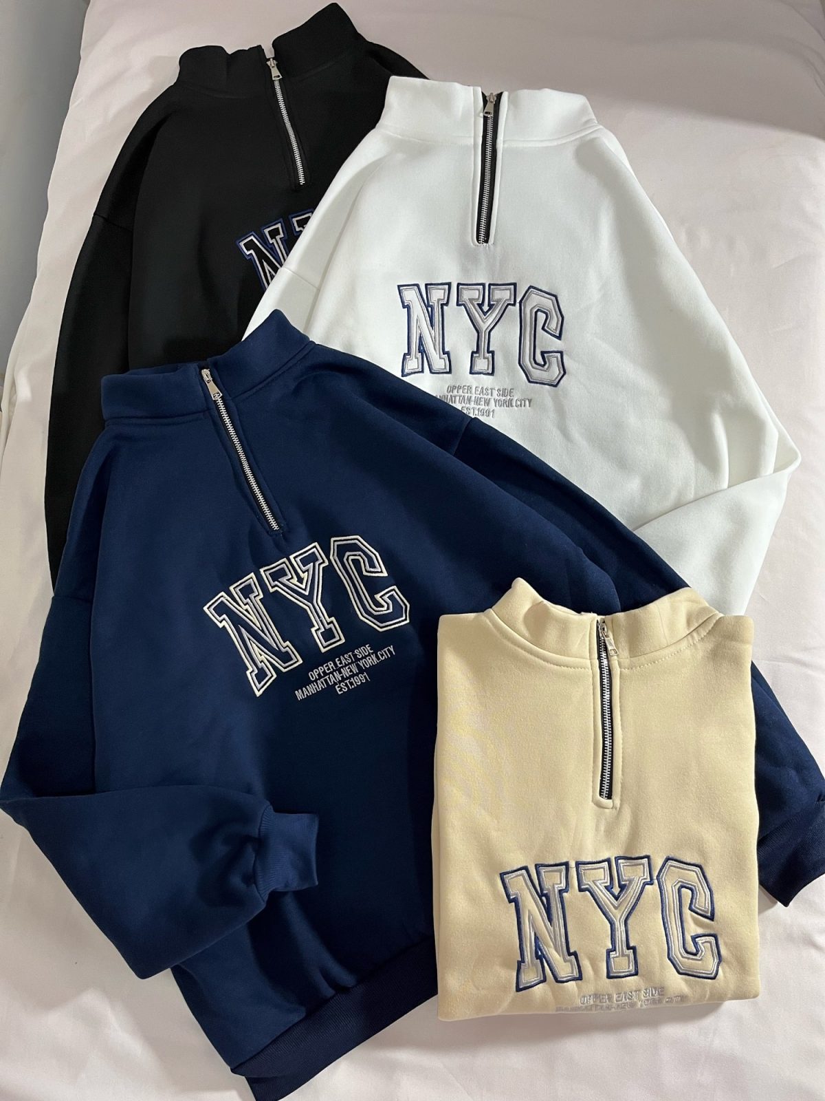 دورس نیم زیپ NYC سه نخ داخل کرک(2759) - Image 2