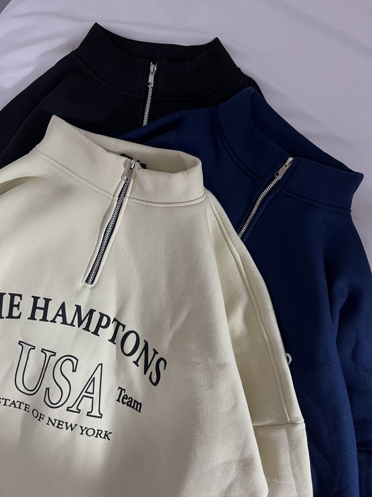 دورس نیم زیپ USA تکست دار سه نخ داخل کرک(2766) - Image 4