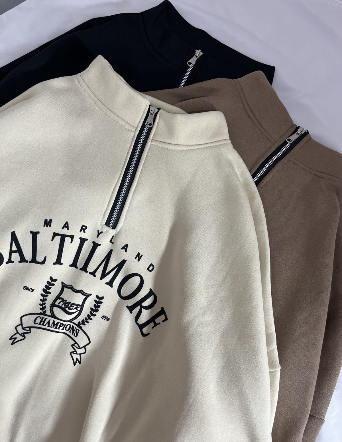 دورس نیم زیپ BALTIIMORE سه نخ داخل کرک(2768) - Image 5