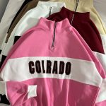 دورس نیم زیپ ترکیبی سه نخ داخل کرک(2767)